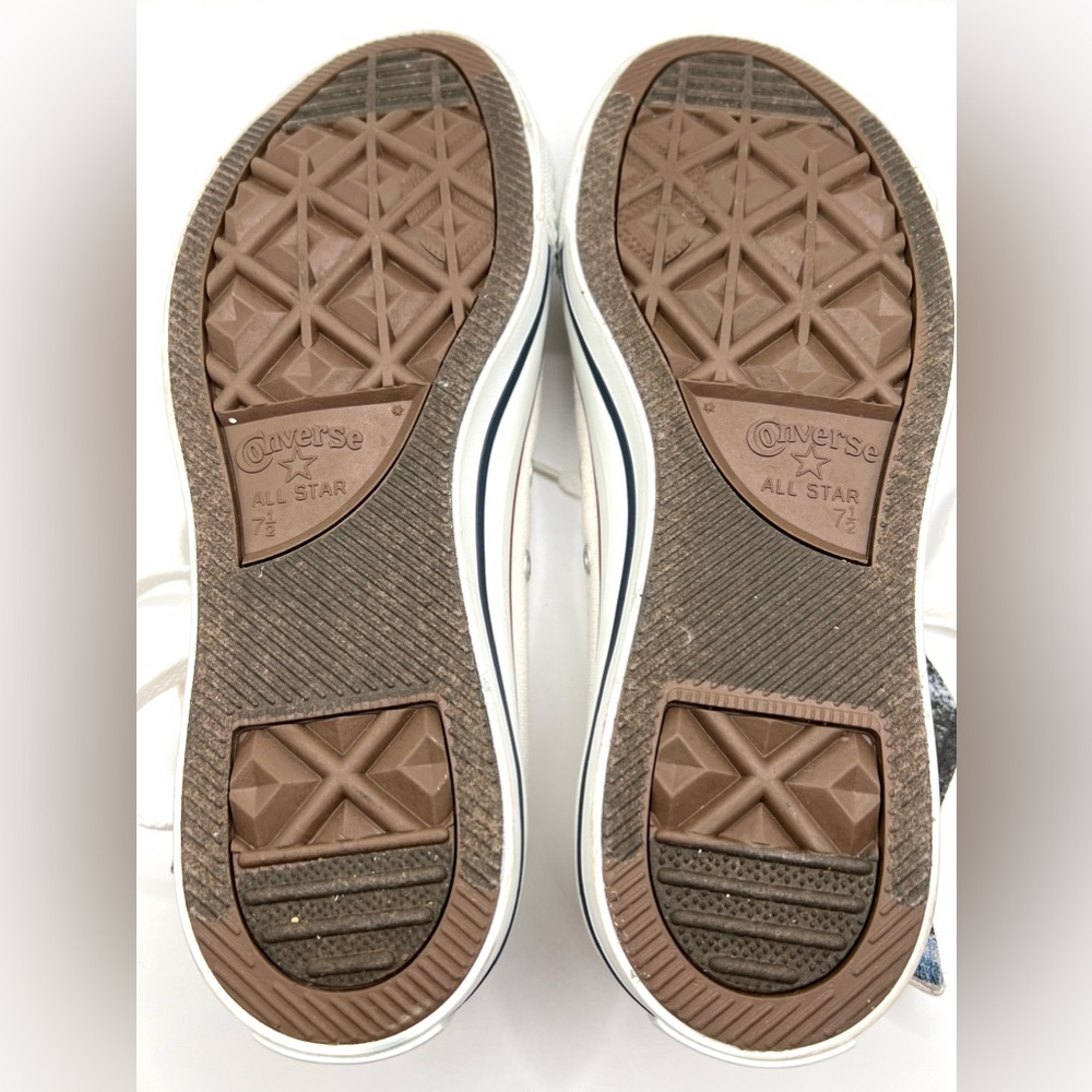 Converse All Star Women's High Top Custom Made Sneakers Fabric-Synthetic 7.5-9.5 - Picture 12 of 14